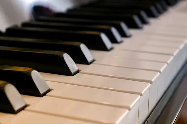 Teclas de un piano